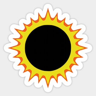 Solar Eclipse Sticker